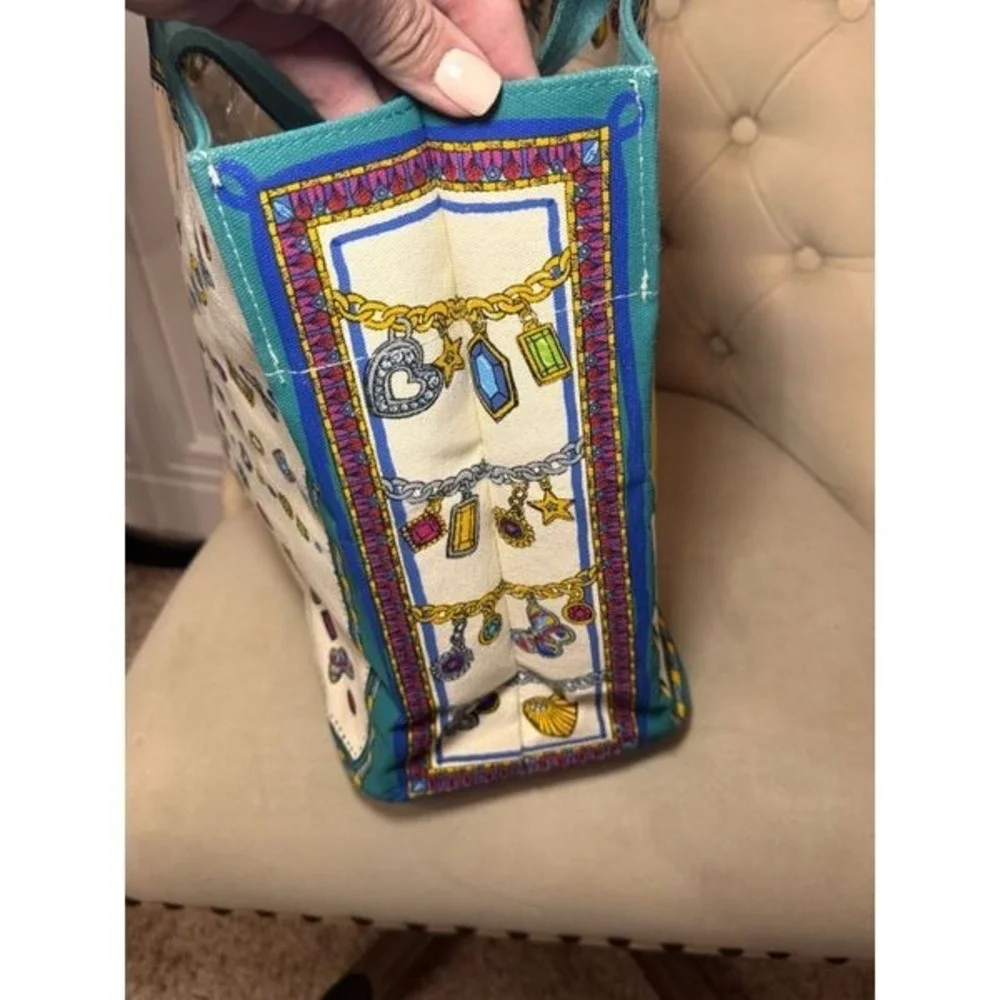 Brighton Canvas Tote Charmed Love - Picture 4 of 9